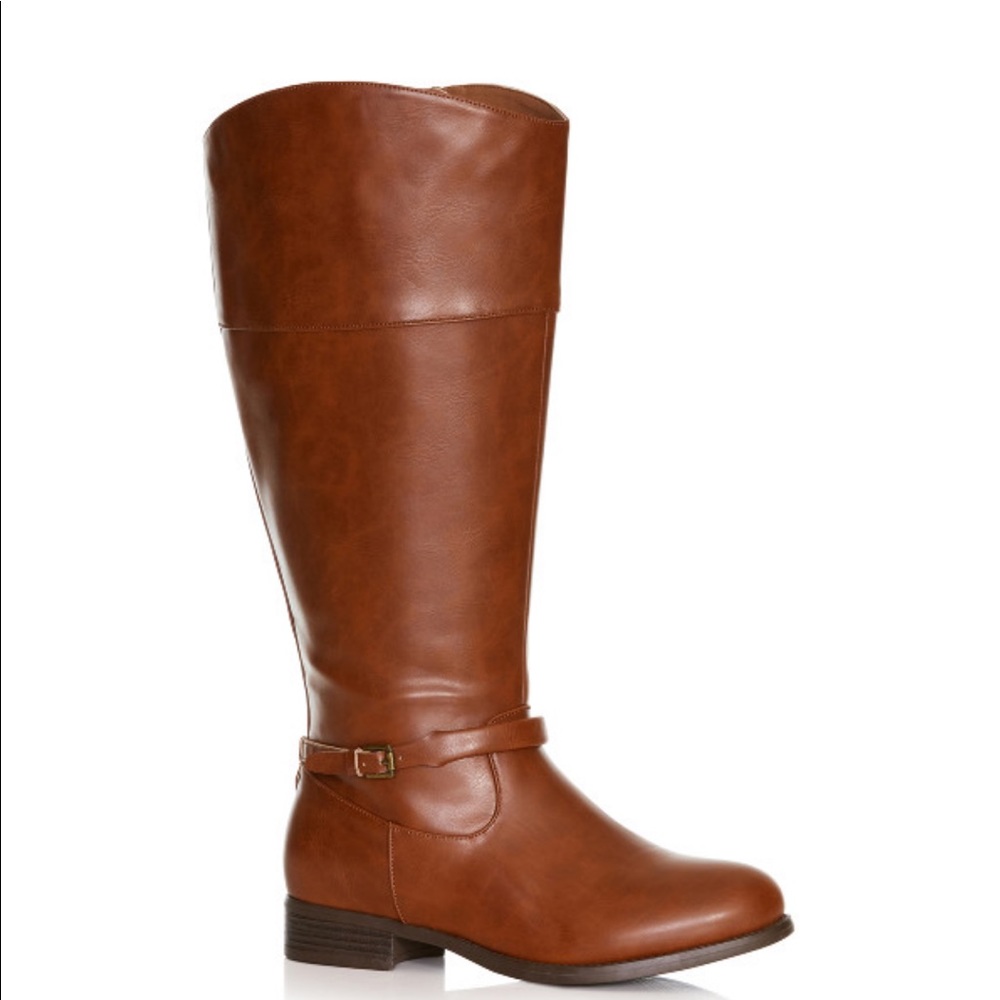 WIDE FIT Heather Basic Riding Boot